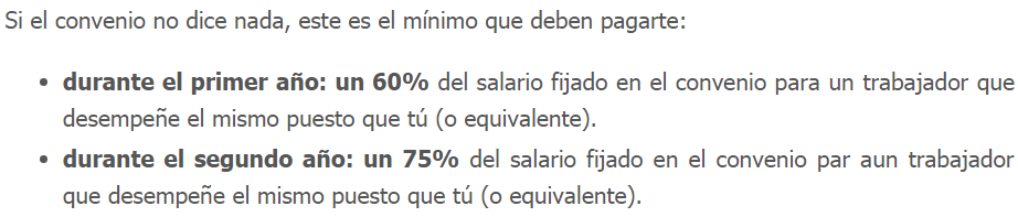 consumidores's tweet photo. Un gran saludo a los que tenéis contrato en prácticas. Como mínimo deben pagaros ESTO http://t.co/xw6IT25lCo #empleo http://t.co/TyH7O8weIO