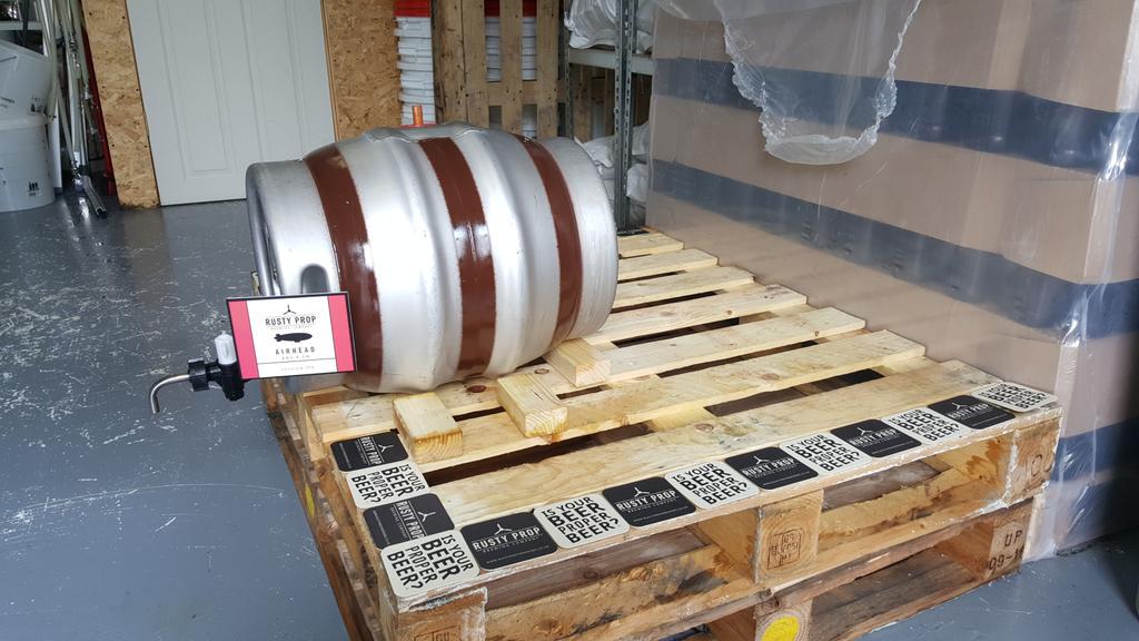 rustyprop's tweet image. Ready for tomorrow... Airhead is unleashed! Details on facebook.com/rustypropbrewi…