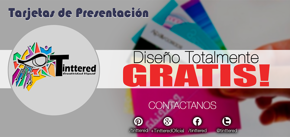 tinttered's tweet image. Aprovecha nuestra #oferta aplicable al servicio de: Tarjetas de presentación. tinttered.com/pages/presenta…
¡#Diseño #GRATIS