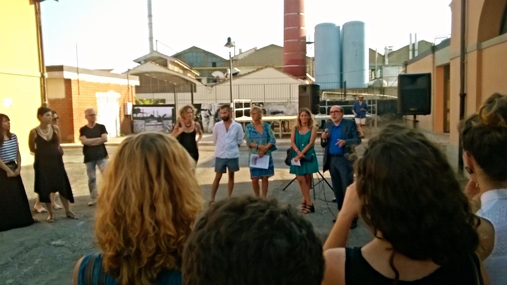 CentroPecci's tweet photo. Speech time @officinagiovani #TU35 Massa Carrara|Livorno Ipotenusa|Imaginary landscape http://t.co/nPZTj5zYRm