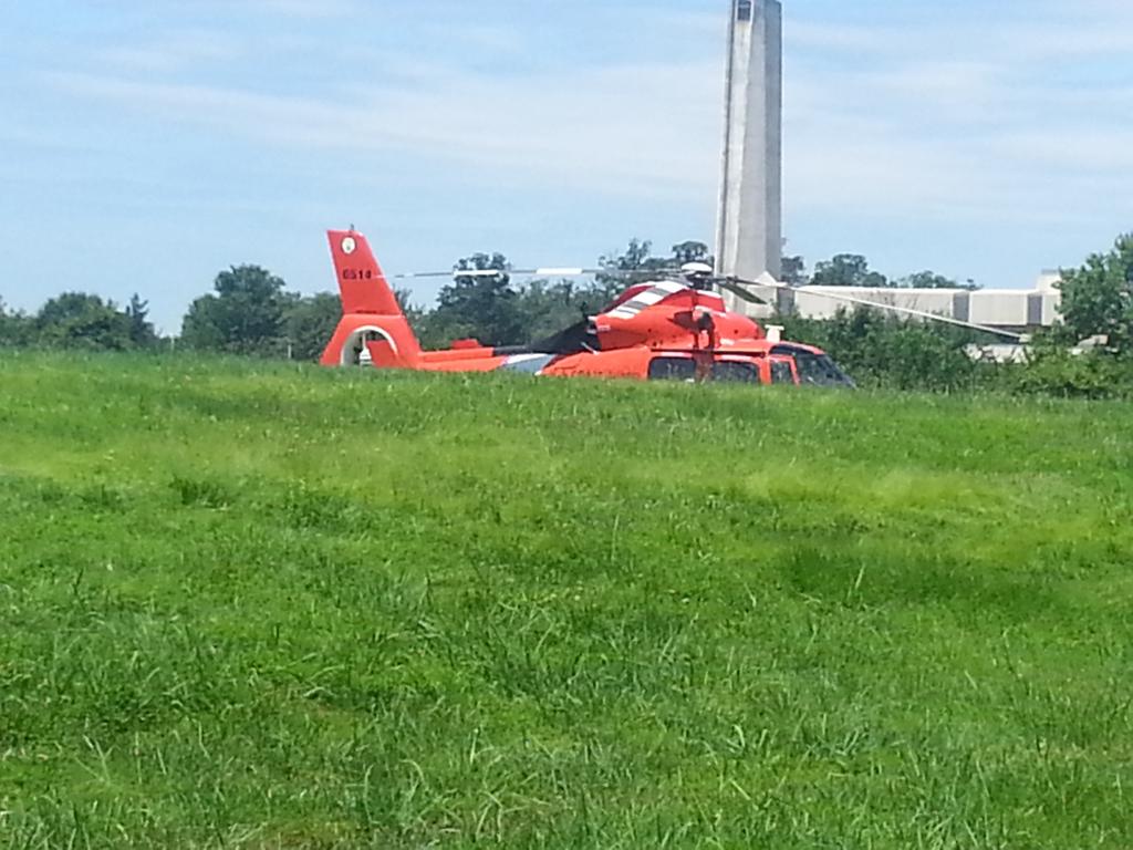 DazzleInSpace's tweet photo. Coast guard is @NOAASatellites today to checkout SARSAT! http://t.co/lHRg5G6UGL