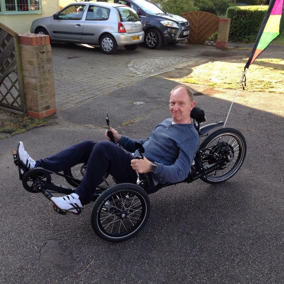 PhysioLife1's tweet photo. Kelvin had a stroke in March. This wasn't going to stop him from continuing his love for cycling. #strokerehab http://t.co/83W5C1ZueV