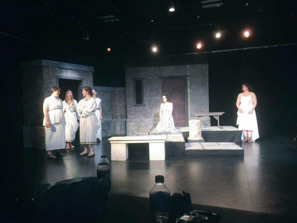 Medea opens tomorrow! #swearbythegods #techweek #pittsburgh #theatre #lvpgh #pghtheatre #lawrenceville