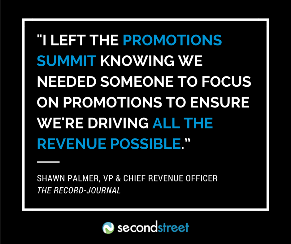 secondstreet's tweet photo. Last year's #PromotionsSummit inspired the Record-Journal to hire a Promotions Manager: http://t.co/VDzyaw5MG7 http://t.co/LTPhSiXOcg