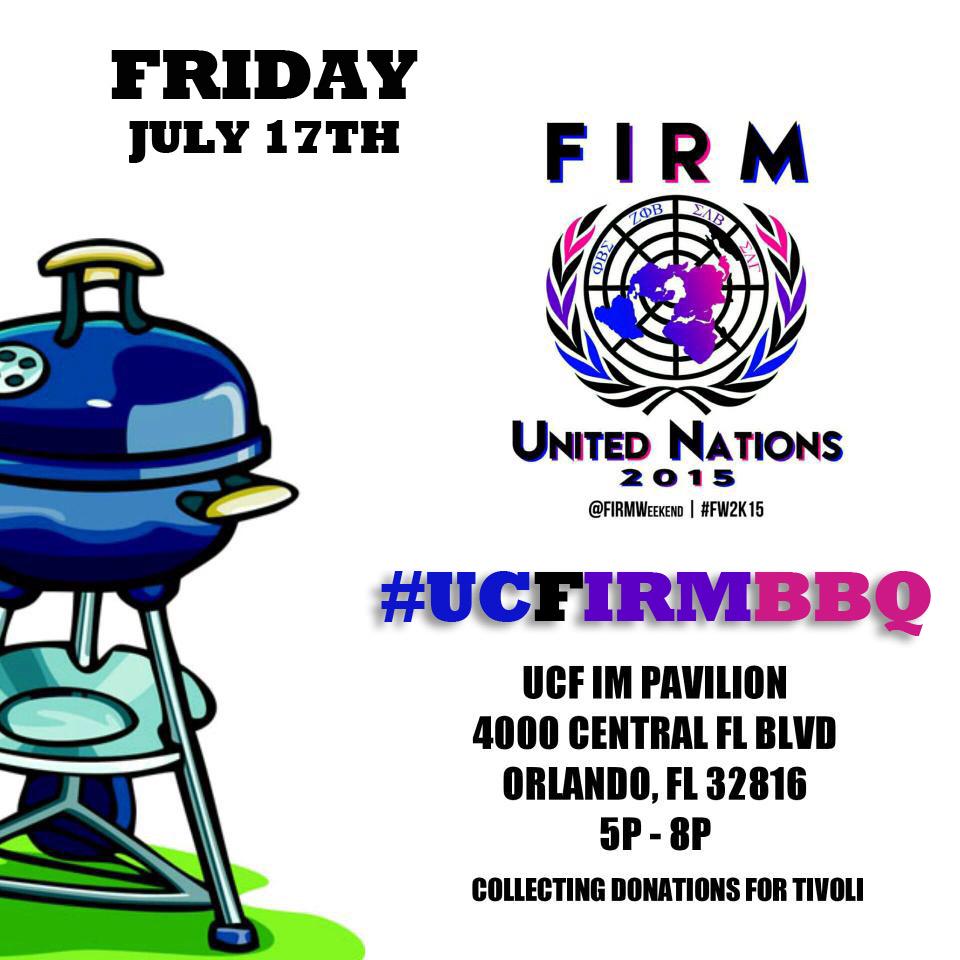 DaDreamerEmpire's tweet photo. Kicking Off #FIRMWeekend With an Old Fashion BBQ join Us Tomorrow From 5p-8p @ (UCF PAVILON)  #UCFIRMBBQ | #FW2K15 http://t.co/rdpcMzBi2c
