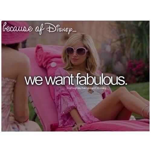 Because of Disney...💁