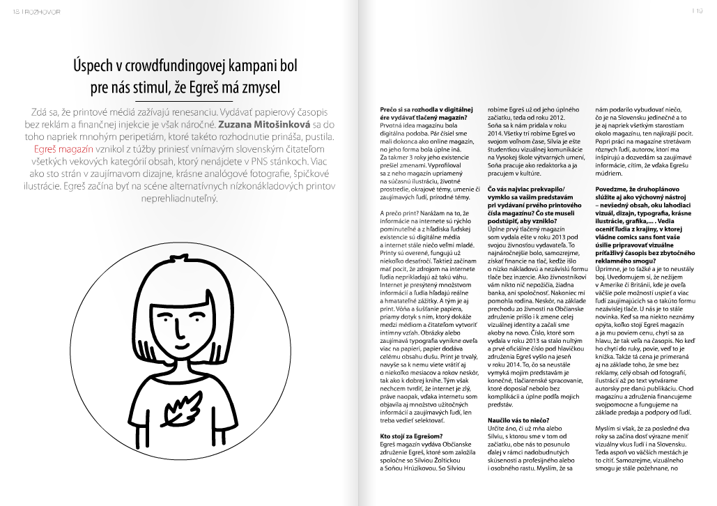 EgresMagazin's tweet photo. Rozhovor o Egrešovi v časopise Podnikanie. http://t.co/Cwwv6KQLSU http://t.co/877XbDgc8g