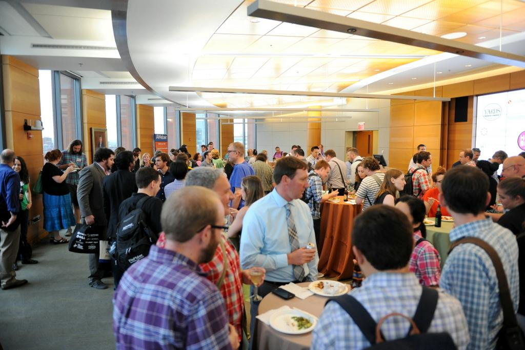 WhartonWebConf's tweet photo. Almost time for the grand finale: Happy Hour on the 8th floor! Cheers! #WhartonWC http://t.co/buDiKOsVh6
