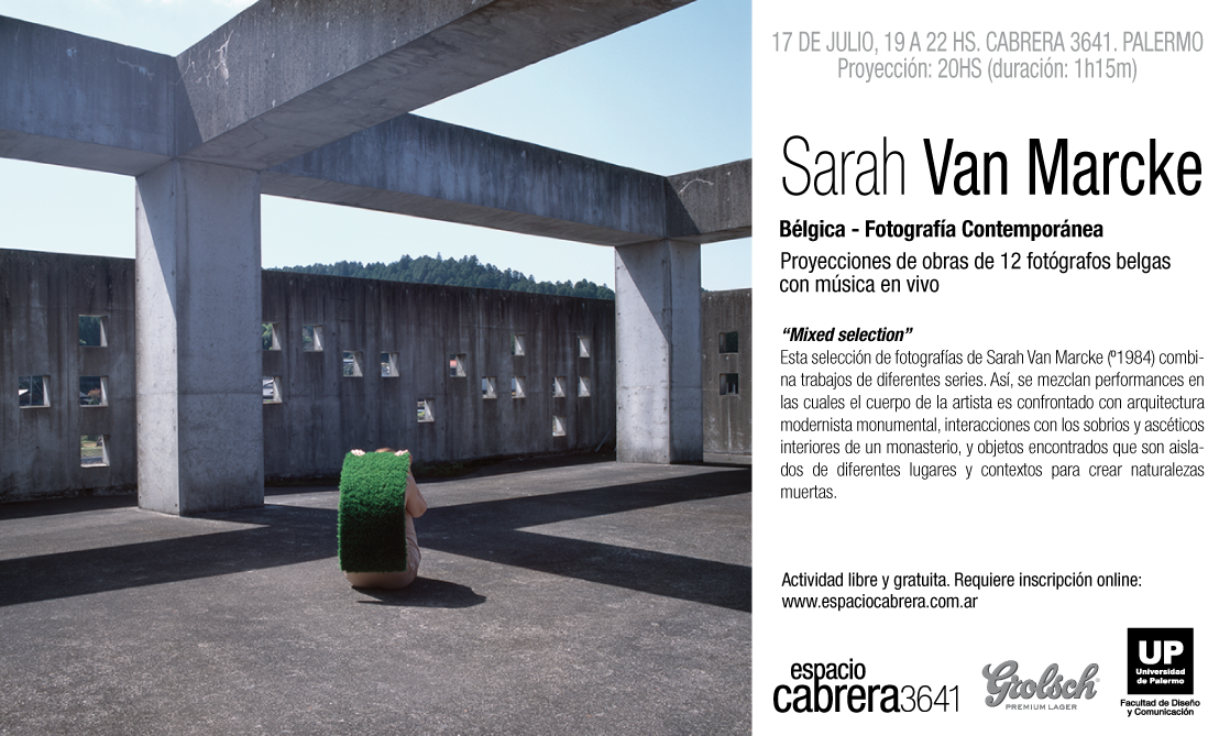 EspacioCabrera's tweet photo. Lara Gasparotto, Sarah Van Marcke y Jimmy Kets formarán parte de BÉLGICA - FOTOGRAFÍA CONTEMPORÁNEA mañana a las 19. http://t.co/c3Eql0Utnb