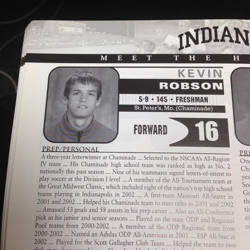 IndianaMSOC's tweet photo. This guy sure has come a long way. Tomorrow he gets married! #CoachRoby http://t.co/lEmOSEoRVQ