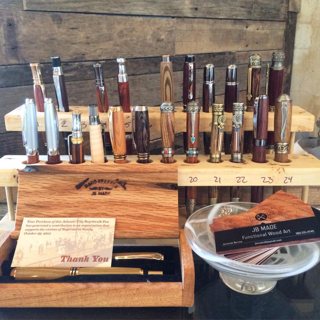 Dreamerconcepts's tweet photo. Handmade pens by JB Made from Lawton. You have to see these in person! Open until 4 today. http://t.co/NNZe8BqEpe