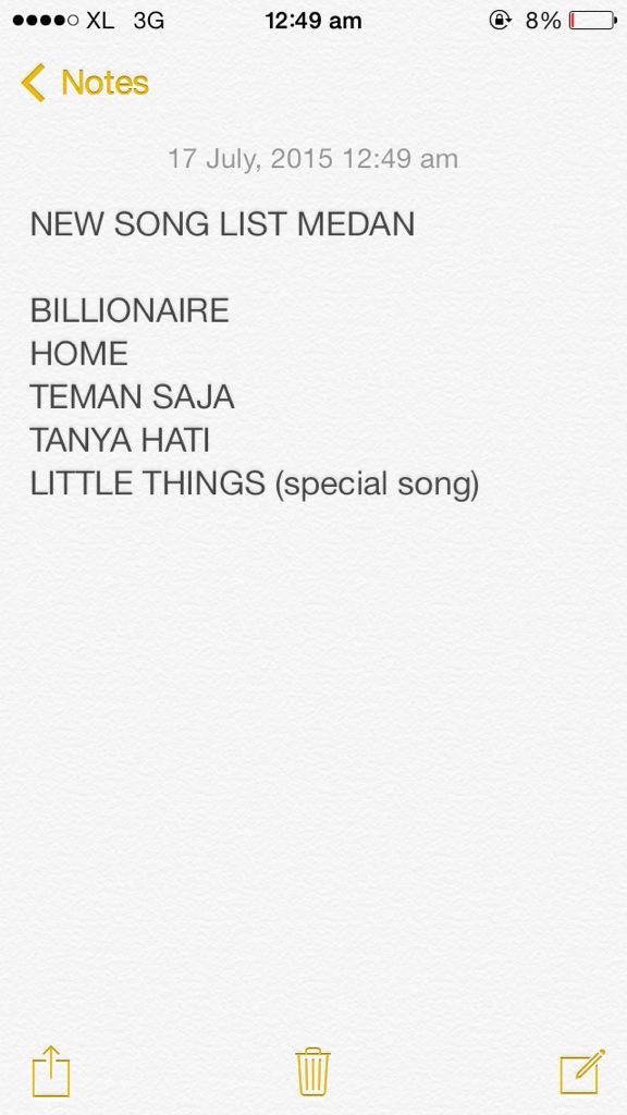 New song list Medan