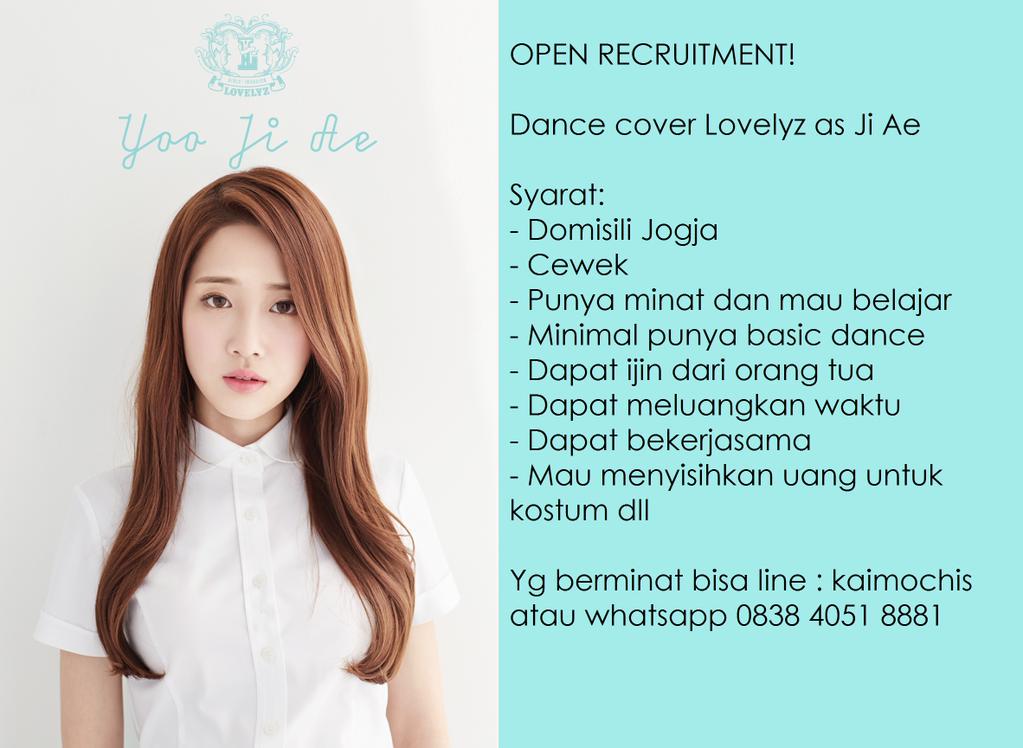 Hi guys, kita masih oprec nih buat posisi ji ae..kita masih nyari orang yg pas, yuk coba gabung ^^