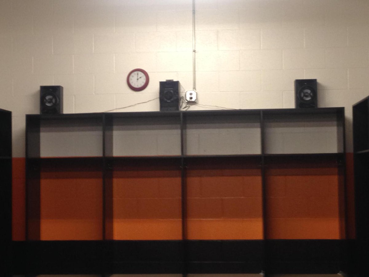 INTech_Hockey's tweet photo. Sound system is out of the box and being installed as we speak! #phase2done http://t.co/smUSaShNAo