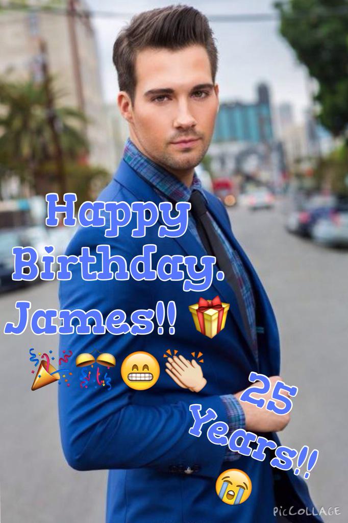 Happy Birthday James Maslow!!   I Love You!!    