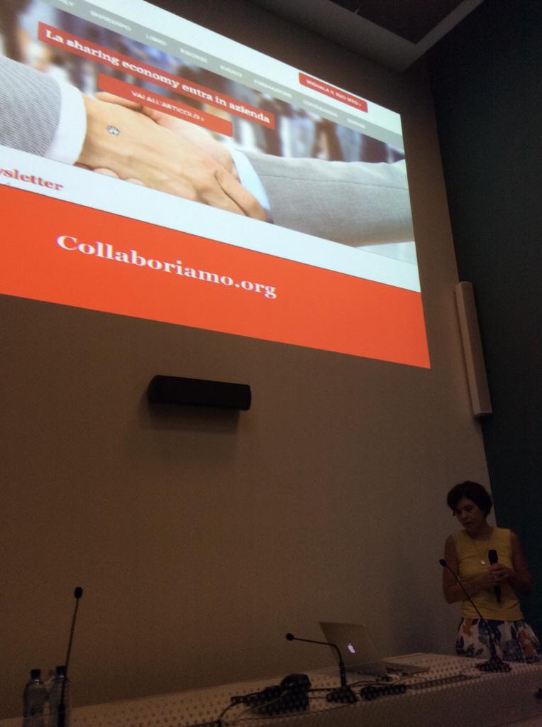 CoppaLandini's tweet photo. Marta Mainieri presenta tutte le iniziative di @Collaboriamo #SharingEconomy #XTsharing #ExploreTalks http://t.co/VRfx8ujLwJ