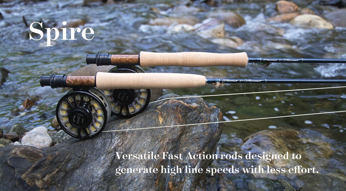 TandTFlyFishing's tweet photo. iCast update: We are proud to introduce the new Spire super-series of fast action all-water rods! Blue is back! #IFTD http://t.co/MtUwuawX6d