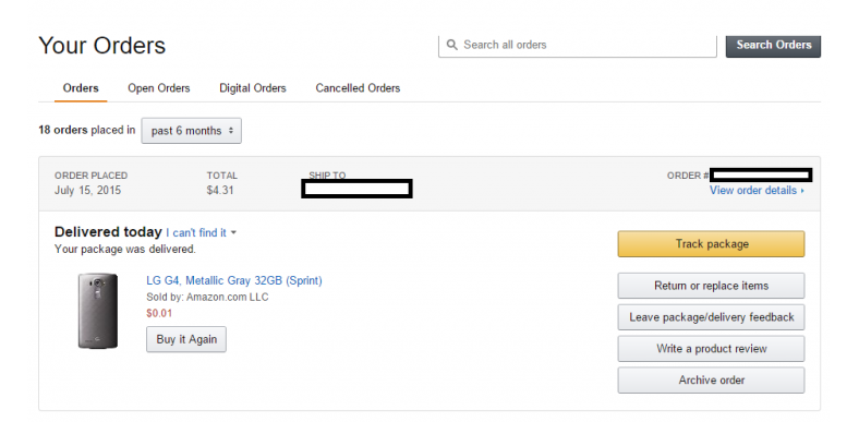 Techworm_in's tweet photo. Amazon Prime Day bug lists LG G4 at $0.01 without contract, Redditors make a killing http://t.co/7s4Evk3SCq http://t.co/Ato7sbiO8g