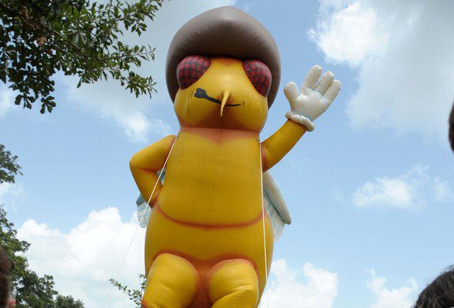 trivago's tweet photo. Take your picture w the mascot @ GreatTexasMosquitoFestival July23-25|CluteTX! http://t.co/clsV1XUe65 #trivaGOSEE http://t.co/wEU0PMl1eK