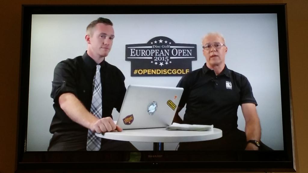 PDGA's tweet photo. Hey look it's PDGA International Director Brian Hoeniger! #OpenDiscGolf #TheInsideShow @TheSpinTVcom @OpenDiscGolf http://t.co/aFfTCZbfdX