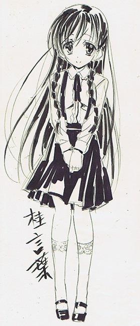 未開封 K-BOOKS School Days 桂言葉 ごとうじゅんじ 複製色紙 ごとう