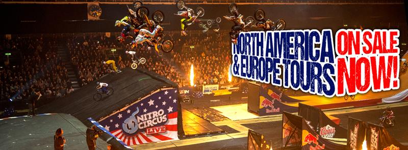 jarrydmcneil's tweet image. We have a huge @NitroCircus North American tour in US &amp;amp; Canada in October! Get your tickets at nitrocircus.com