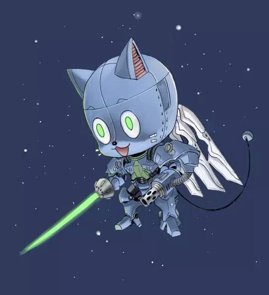 Criptuz_KP's tweet photo. Mashima es un genio XD 
Viva Mecha-Happy 🙌
#FairyTail http://t.co/dNQfLDBFoz