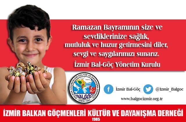 Izmir_Balgoc's tweet photo. Ramazan Bayramınızı tebrik eder,sevdiklerinizle nice bayramlar temenni ederiz... http://t.co/Fx2lZFSgCK
