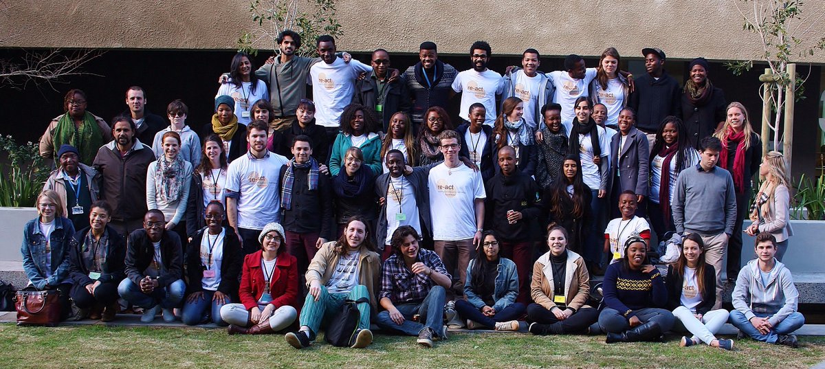 ReACT_UCT's tweet photo. And so we have come to the end of the week. Here's to changing the world, one community, one organisation at a time. http://t.co/VKwJopkD92