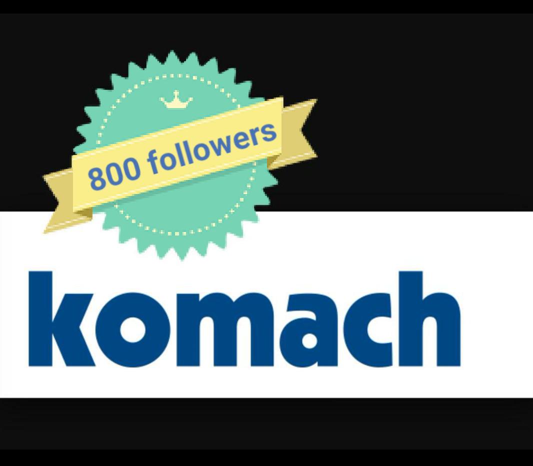 KomachBV's tweet photo. Wow today we reached 800 followers!! Thanks for following #textilmachinery #komach http://t.co/Cizs55h9Ov