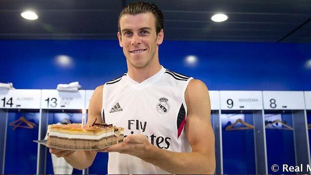 Happy birthday to gareth bale he turned 26...