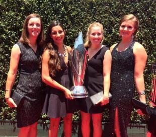 paloaltoweekly's tweet image. #Stanford women shine on the red carpet at the #ESPYS2015: tinyurl.com/pzu5uun