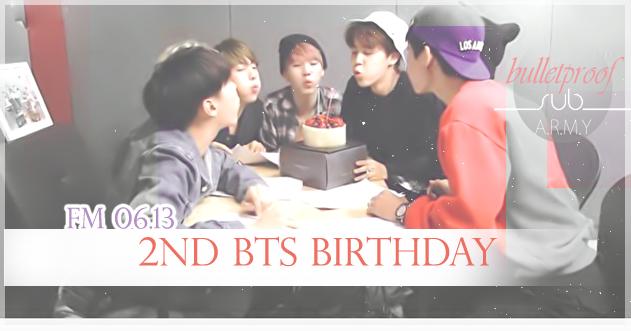 برامج كورية مترجمة On Twitter Bts Fm 06 13 2nd Bts Birthday Bts