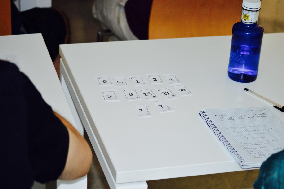 Planning Poker en <a href="/betabeersBJZ/">Betabeers Badajoz</a> #BBBjz  <a href="/lmmartin/">Luis Miguel Martín</a> <a href="/betabeersBJZ/">Betabeers Badajoz</a> <a href="/mendel81/">Fernando J. Pinilla</a> <a href="/raultm/">Raul Tierno</a> <a href="/branigan/">branigan</a> <a href="/rubenbr85/">Rubén Berreguero</a> <a href="/rvalama/">Rvalama ۞</a>