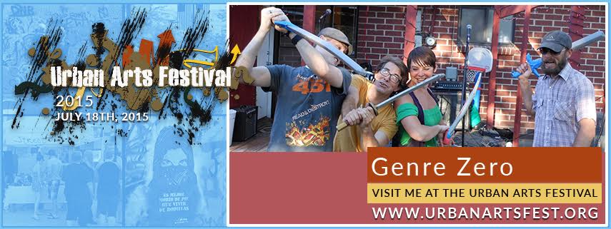 GenreZero's tweet photo. This #saturday at @GatewaySLC, we'll be playing the #festival stage at @urbnartsgallery's @UAFestival at noon. #Rock! http://t.co/W3V5oZ6U6M