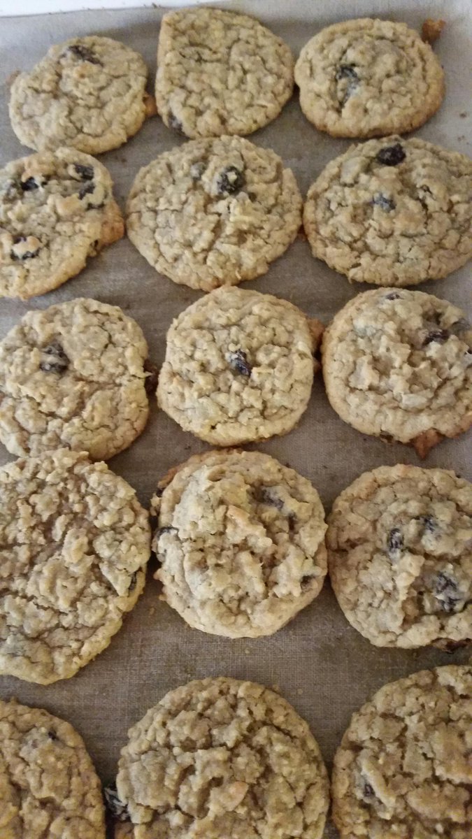 FunOnFarm's tweet photo. Oatmeal,coconut, raisin cookies tip whip sugars, butter,crisco,vanilla, eggs for 5 minutes then add flour.#funonfarm http://t.co/xJTQ88bL3K