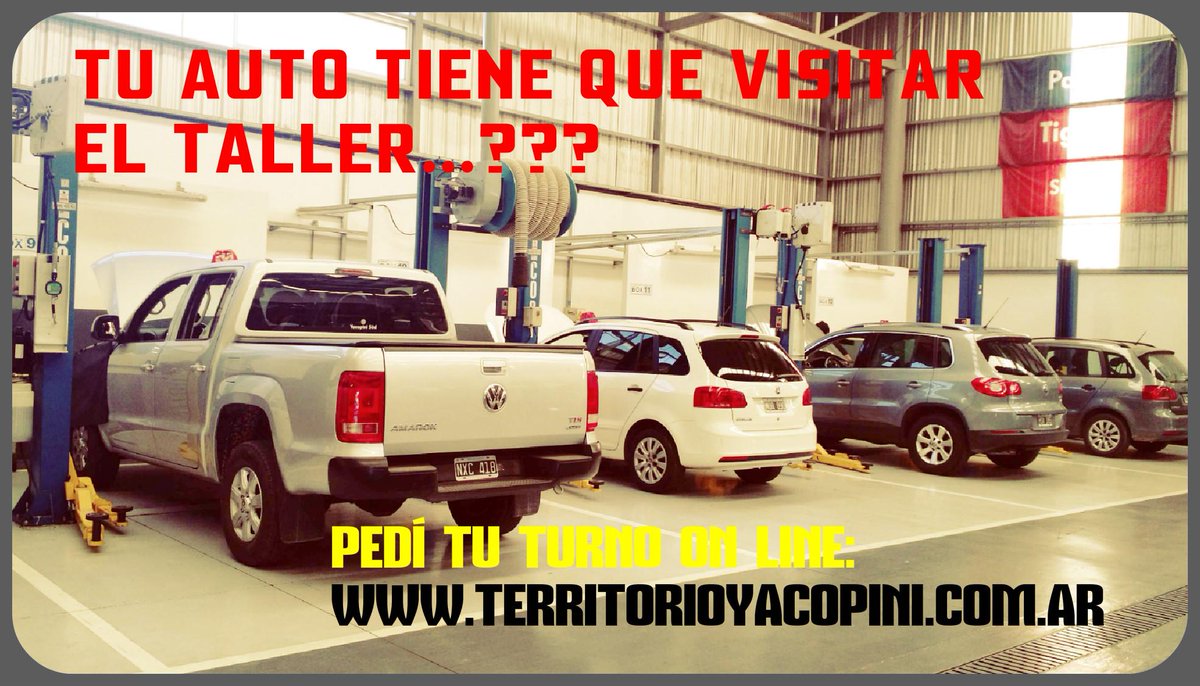 Yacopini's tweet photo. TURNOS ON LINE, INGRESA: http://t.co/k9DVQ9tCZp #POSTVENTA #VOLKSWAGEN #CHEVROLET http://t.co/NYpBhKHrLe