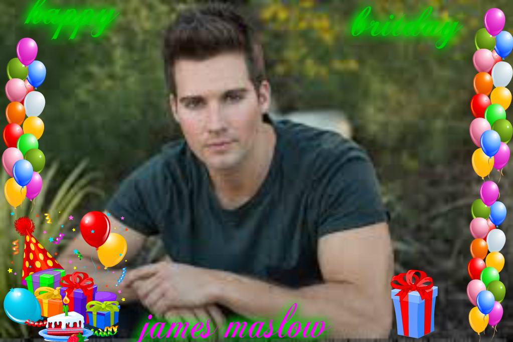Today is a special day for James Maslow
HAPPY BIRTHDAY, I LOVE YOU 