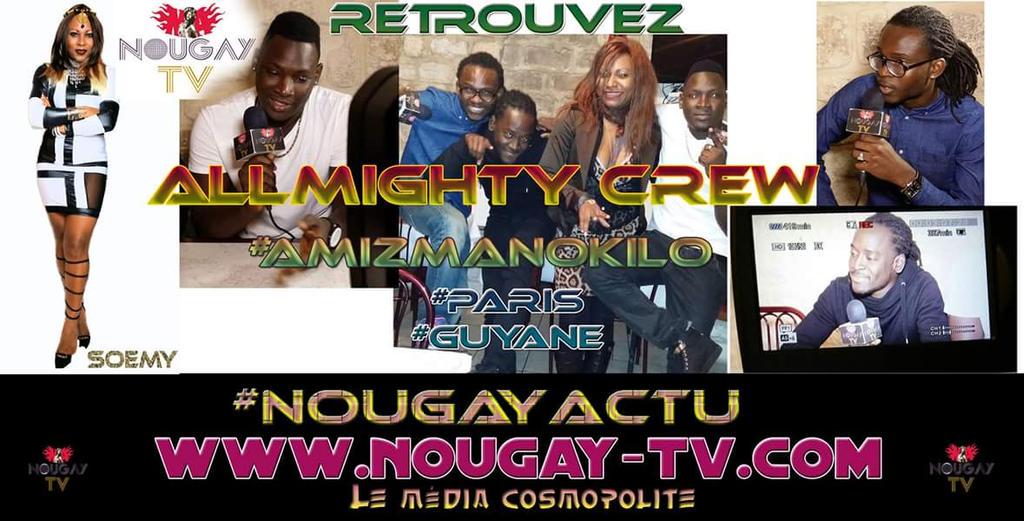 nougaytv's tweet image. @AllMighty_Crew au micro de @soamyofficial pour #NougayActu sur @nougaytv #TeamDancehall #TeamRagga #Team973