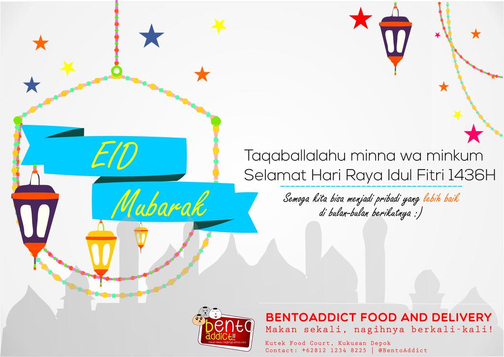 Taqaballalahu minna wa minkum, Selamat Hari Raya Idul Fitri 1436H, Semoga menjadi lebih baik di bulan" berikutnya :)