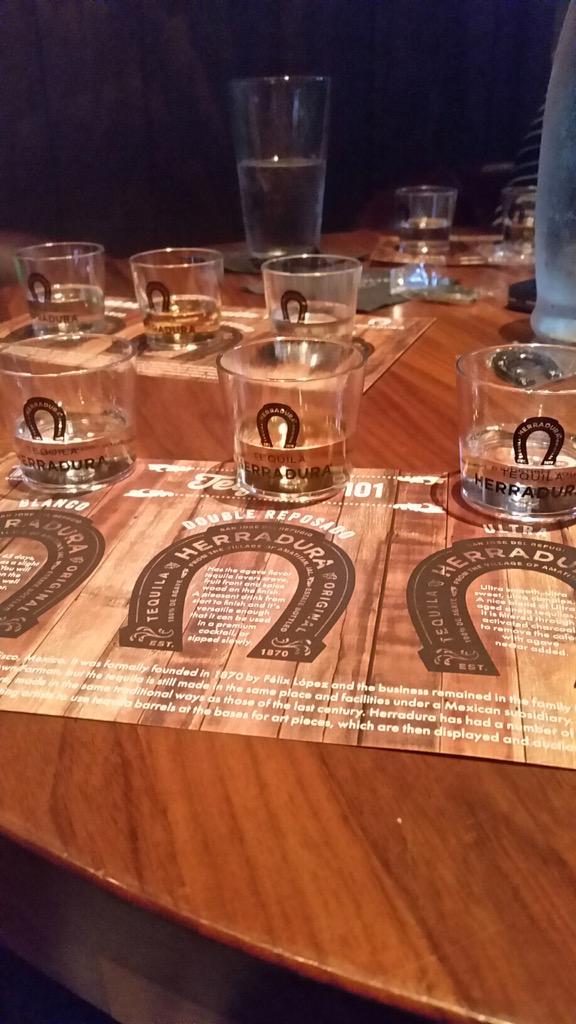 The tasting has begun! #herradura