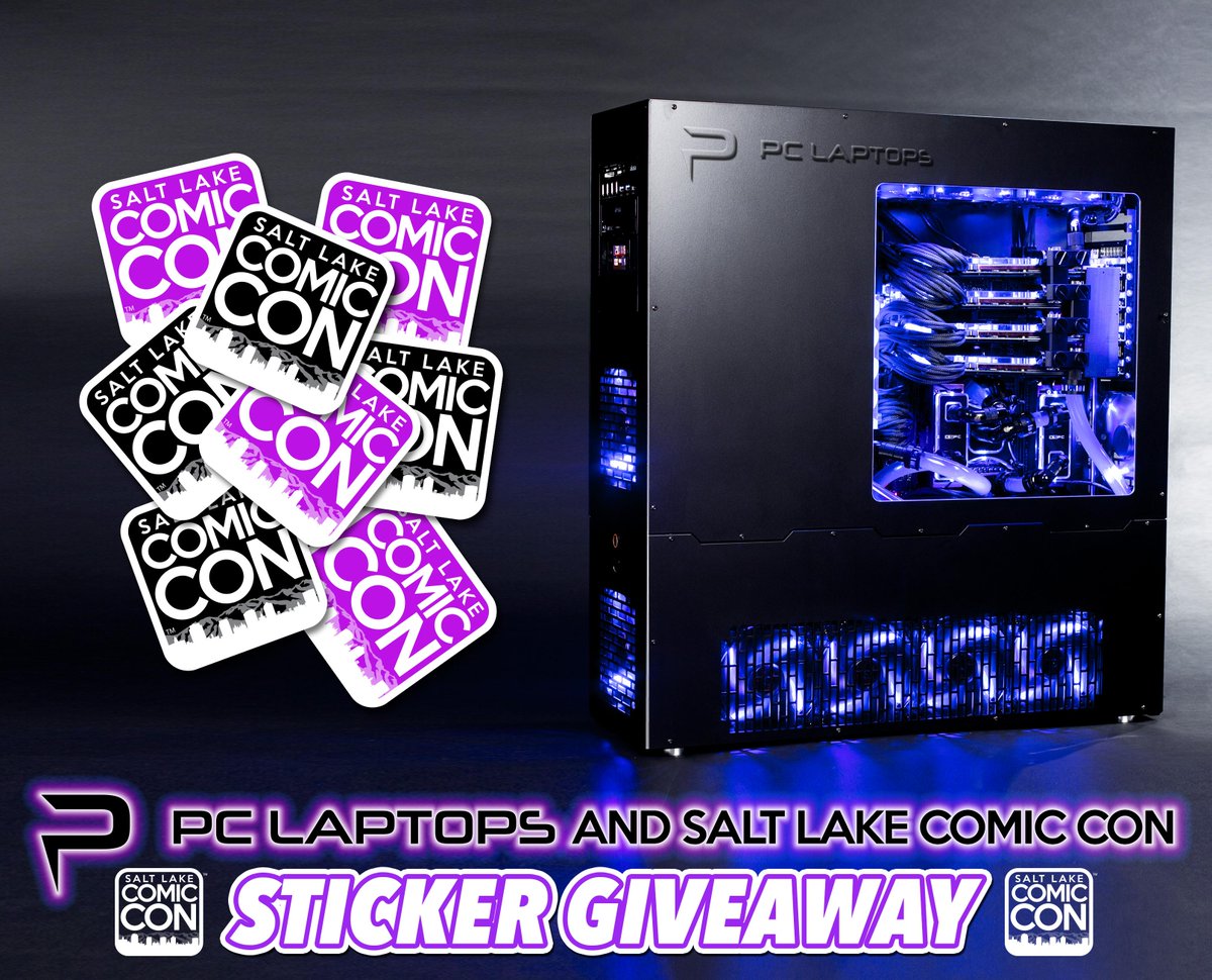 FREE #SLCC15 Car Sticker when you visit PC Laptops TODAY - Saturday! Info / Locations: bit.ly/1Hfu6mh #utah