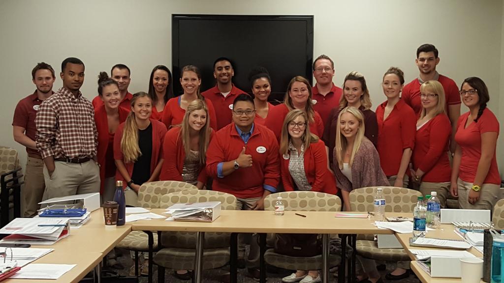 This is the biggest Business College class I have ever seen!! So much talent! #20trainees #7districts #1group #G198