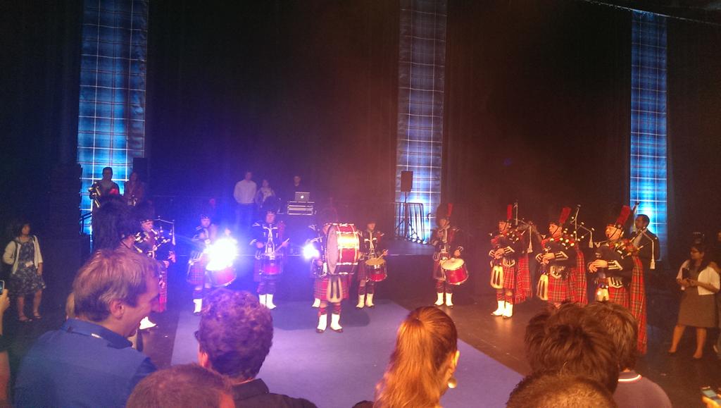 ARDempsey's tweet photo. Bagpipes to finish #ISB2015 http://t.co/Eo4rRb72rc