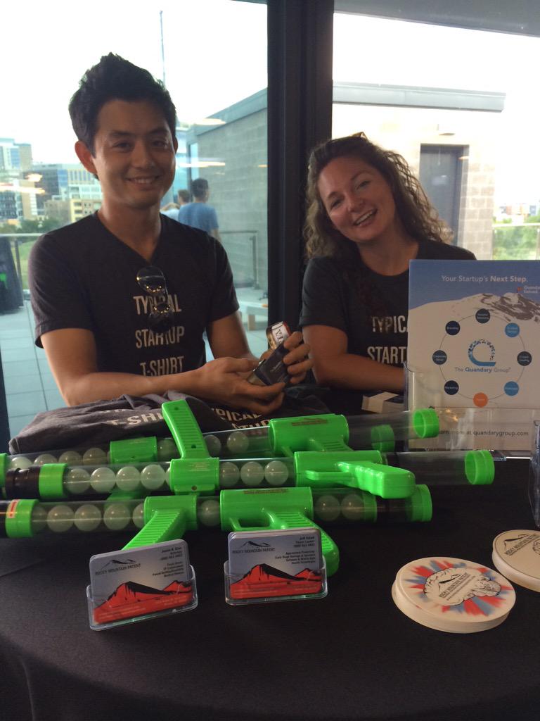 JRCEsq's tweet photo. Come visit the @RMPatent team at #DenverBeta #Galvanize party http://t.co/wN8saXwqv4