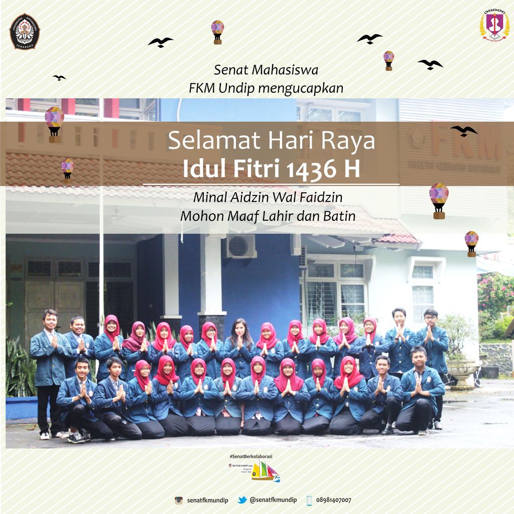 Happy Ied 1436 H. Mohon Maaf Lahir dan Batin :) #SenatBerkolaborasi