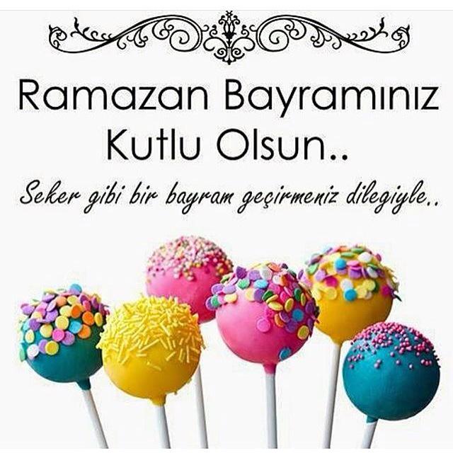 Şeker tadında, sevdiklerinizle birlikte nice bayramlara :) Ramazan bayramımız mübarek olsun 😊💕