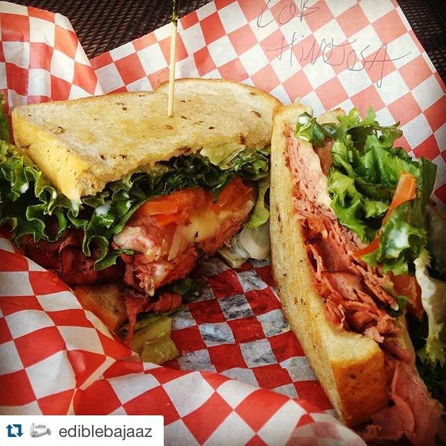 #Repost <a href="/ediblebajaaz/">edible baja arizona</a>
・・・
Autographed "Miracle Mile High Pastrami" sandwich from #johnnygibsonsdowntownmarket for a…