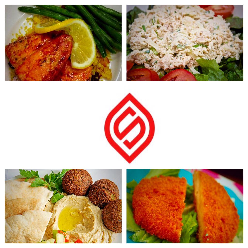 sabragrillroc's tweet photo. Starting tomorrow 7/17 for a limited time Sabra will be serving:Grilled Salmon w/ your choice of side and Tuna Salad! http://t.co/SnBBbqLrno
