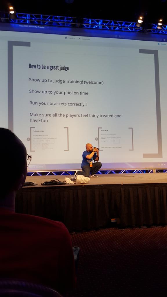 daylightful's tweet image. I&apos;m so happy to be a judge for EVO! :D

#Evolve2015